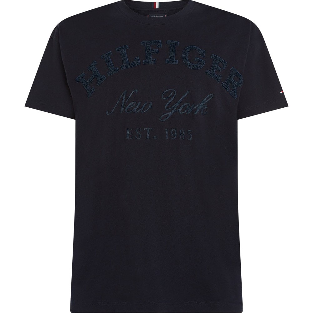 Tommy Hilfiger Μπλε T-Shirt C Neck - MW0MW32598