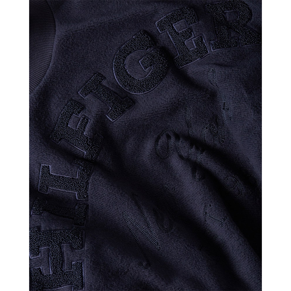 Tommy Hilfiger Μπλε Φούτερ High Neck - MW0MW32675
