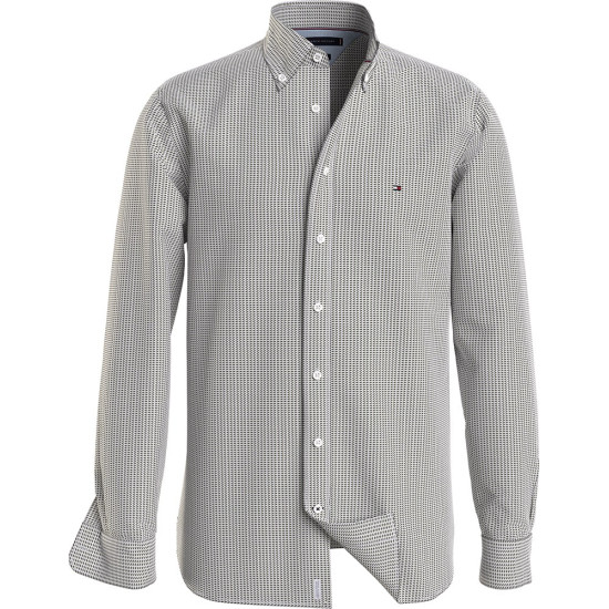 Tommy Hilfiger Λευκό Πουκάμισο Με Σχέδιο - MW0MW32830