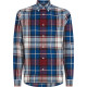 Tommy Hilfiger Μπλε Καρό Πουκάμισο Button Down - MW0MW32893