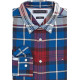 Tommy Hilfiger Μπλε Καρό Πουκάμισο Button Down - MW0MW32893