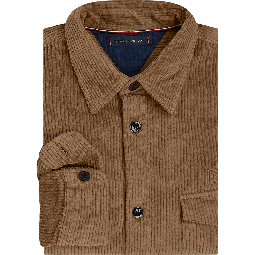 Tommy Hilfiger Μπεζ Πουκάμισο Κοτλέ - MW0MW32903