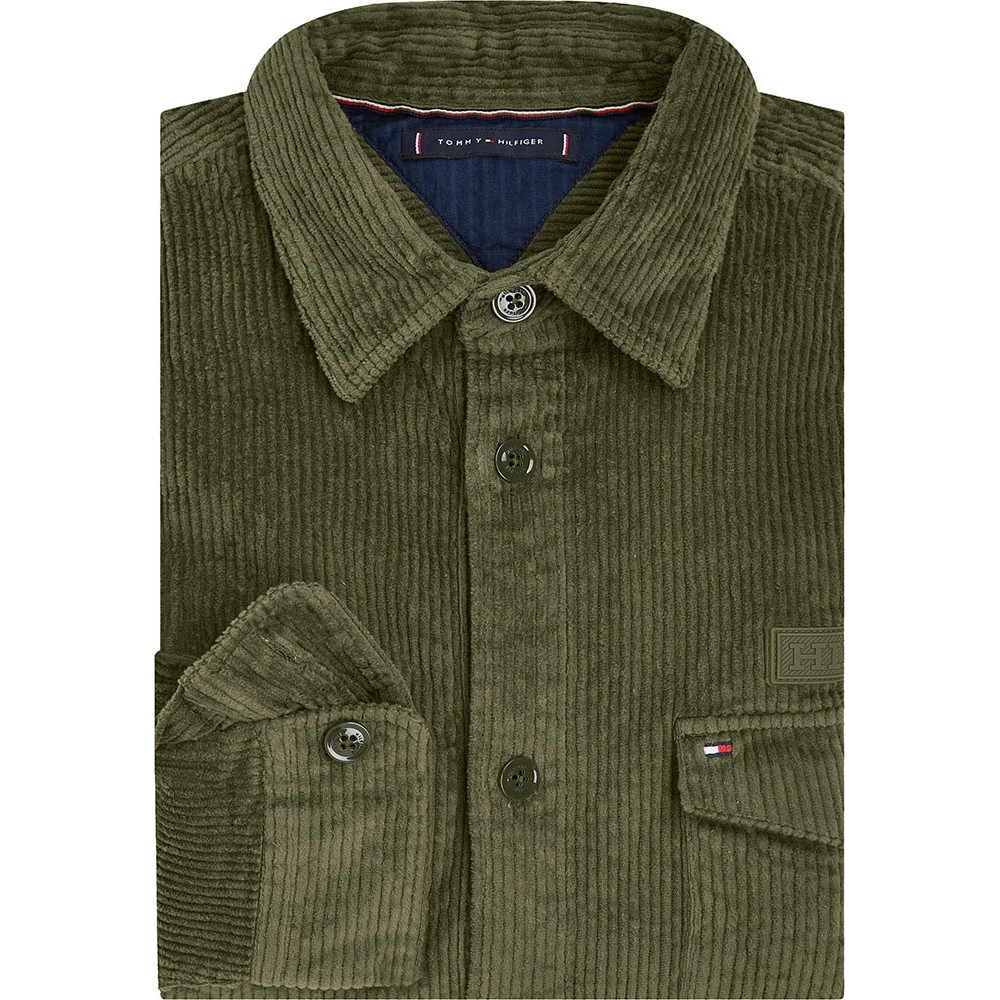 Tommy Hilfiger Πράσινο Πουκάμισο Κοτλέ - MW0MW32903