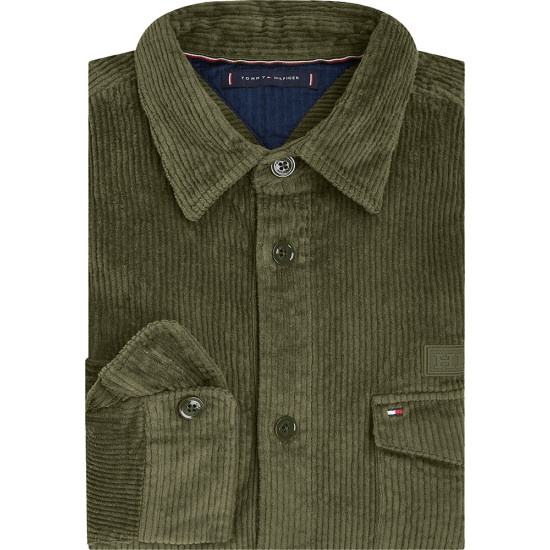 Tommy Hilfiger Πράσινο Πουκάμισο Κοτλέ - MW0MW32903