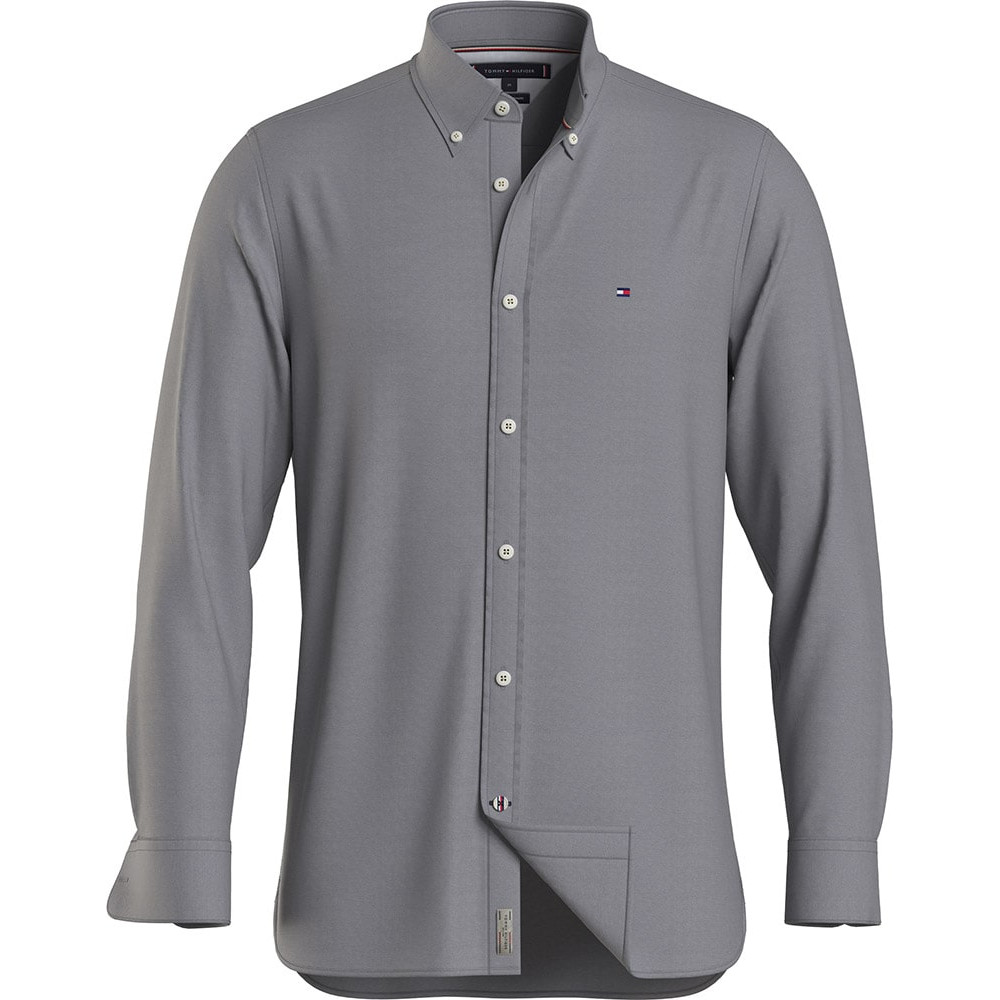 Tommy Hilfiger Γκρι Πουκάμισο Button Down - MW0MW33305