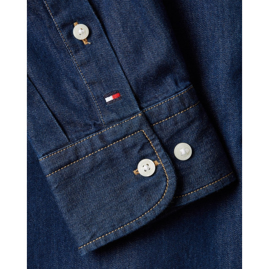 Tommy Hilfiger Μπλε Πουκάμισο Button Down Denim - MW0MW33331