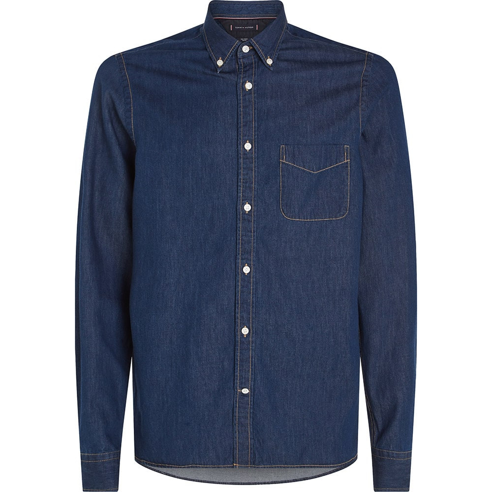 Tommy Hilfiger Μπλε Πουκάμισο Button Down Denim - MW0MW33331
