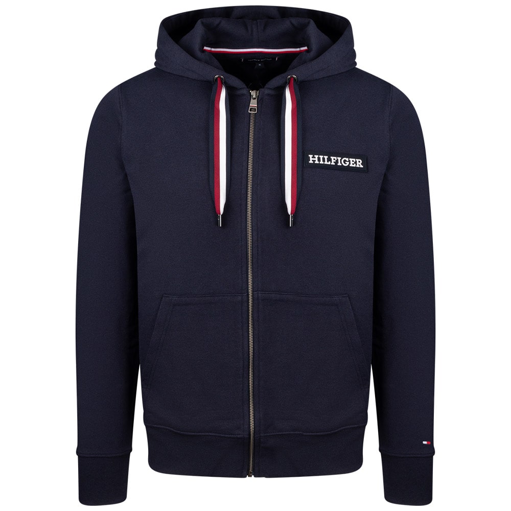 Tommy Hilfiger Μπλε Ζακέτα Hoodie - MW0MW33658