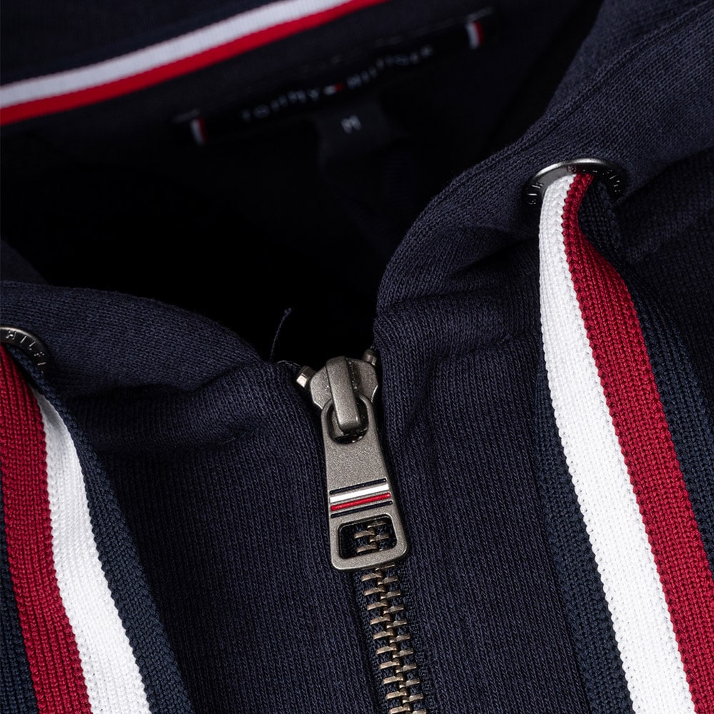 Tommy Hilfiger Μπλε Ζακέτα Hoodie - MW0MW33658