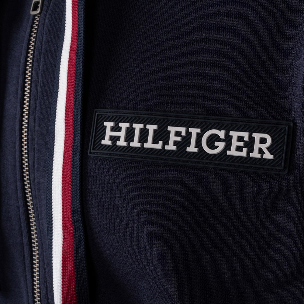 Tommy Hilfiger Μπλε Ζακέτα Hoodie - MW0MW33658