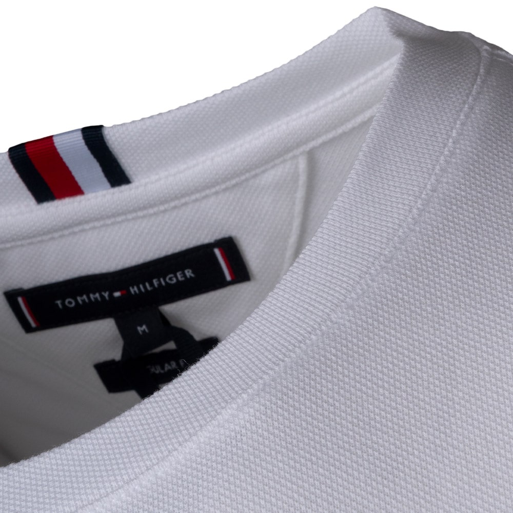 Tommy Hilfiger Λευκό T-shirt C Neck - MW0MW33678