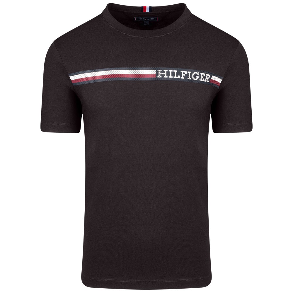 Tommy Hilfiger Μαύρο T-shirt C Neck - MW0MW33688