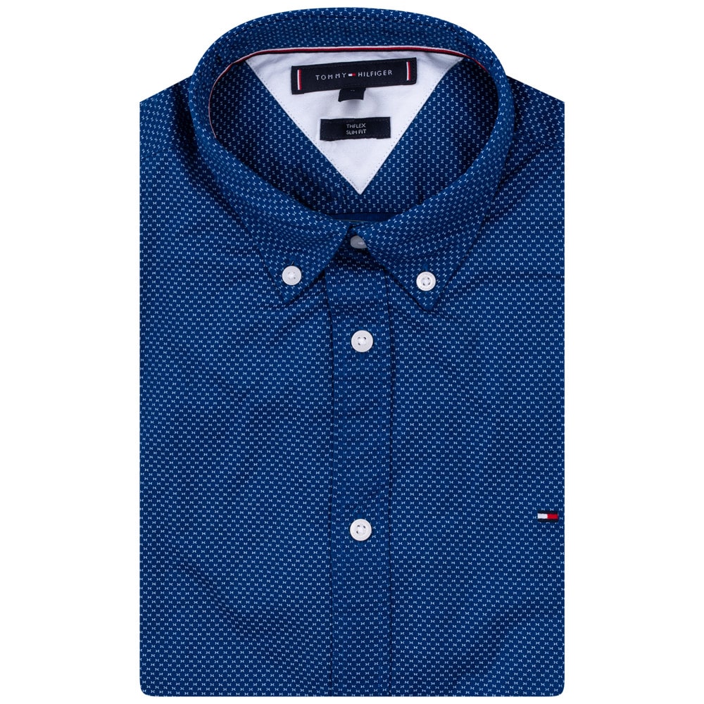 Tommy Hilfiger Μπλε Πουκάμισο Button Down - MW0MW33762