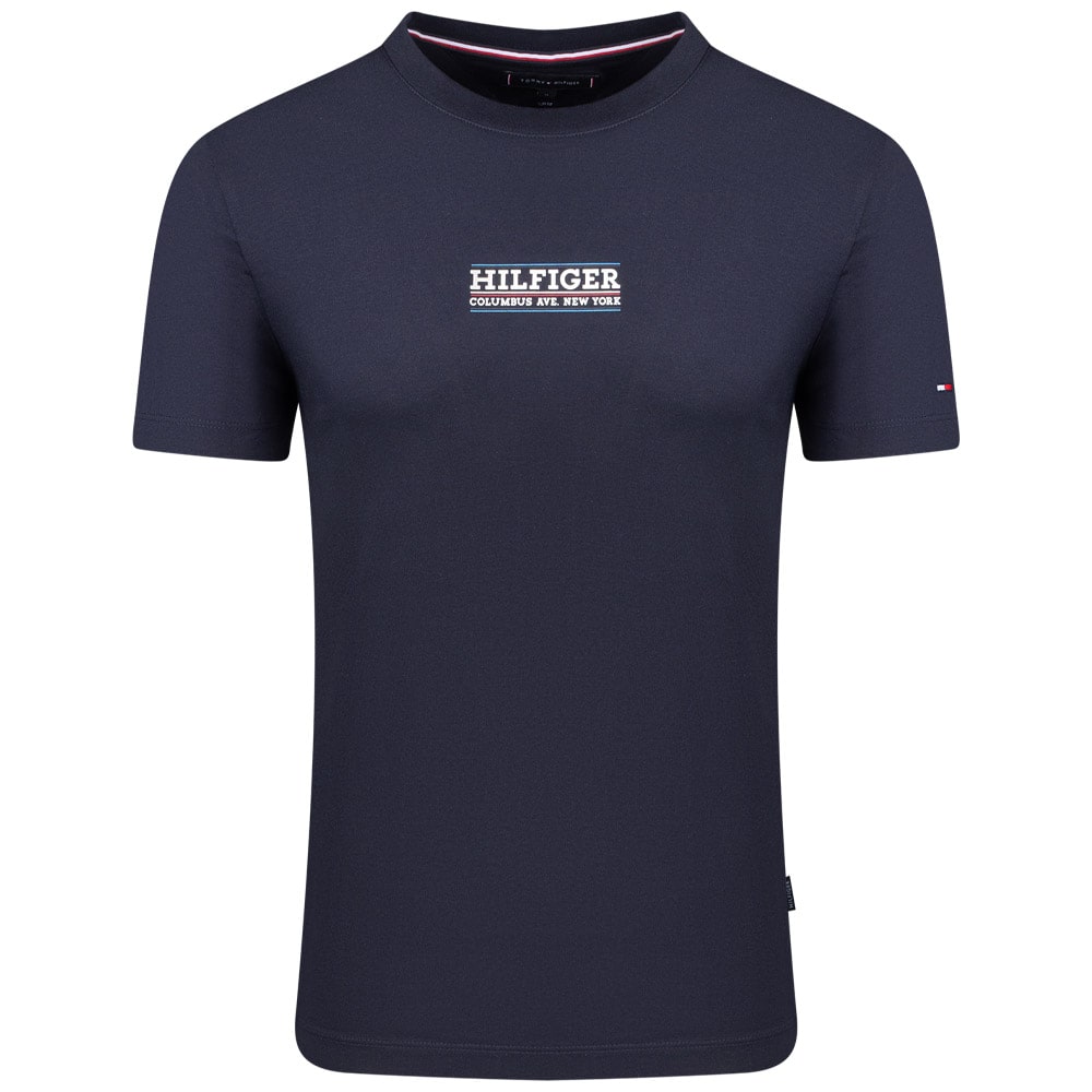 Tommy Hilfiger Μπλε T-shirt C Neck - MW0MW34387