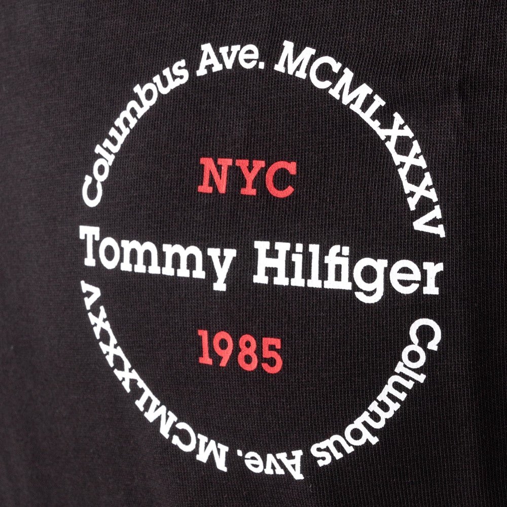 Tommy Hilfiger Μαύρο T-shirt C Neck - MW0MW34390