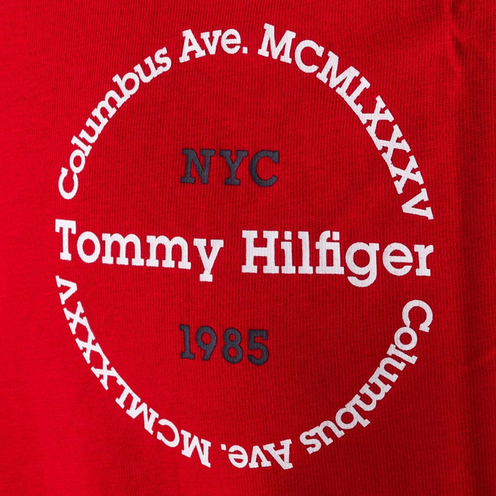 Tommy Hilfiger Κόκκινο T-shirt C Neck - MW0MW34390