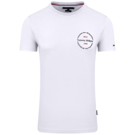 Tommy Hilfiger Λευκό T-shirt C Neck - MW0MW34390