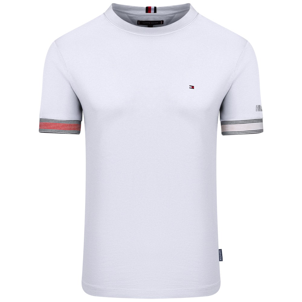 Tommy Hilfiger Λευκό T-shirt C Neck - MW0MW34430