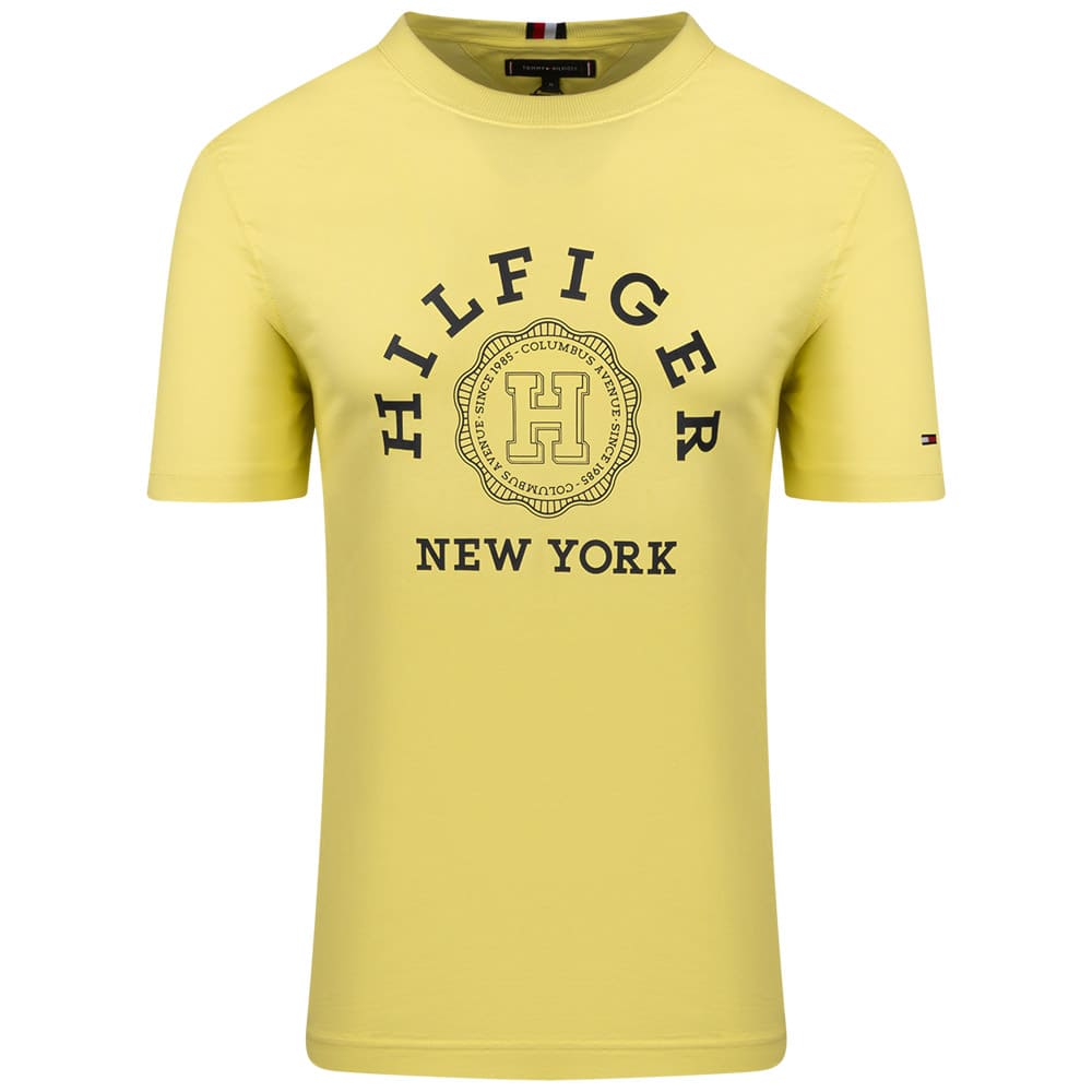 Tommy Hilfiger Κίτρινο T-shirt C Neck - MW0MW34437