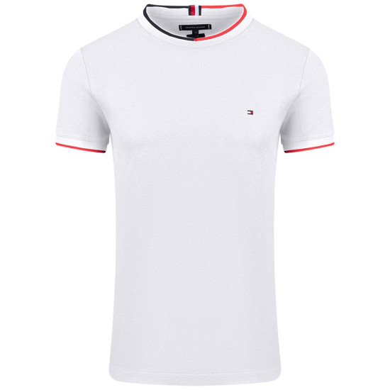 Tommy Hilfiger Λευκό T-shirt C Neck - MW0MW34439