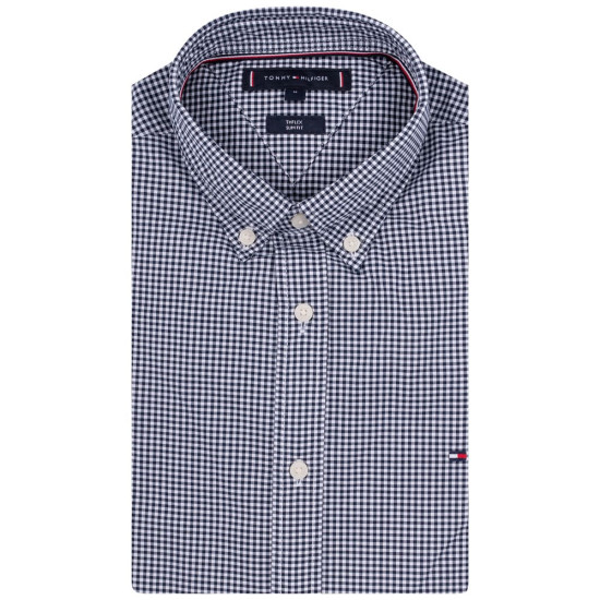 Tommy Hilfiger Μπλε/Λευκό Πουκάμισο Button Down - MW0MW34570