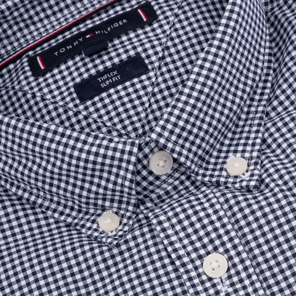 Tommy Hilfiger Μπλε/Λευκό Πουκάμισο Button Down - MW0MW34570