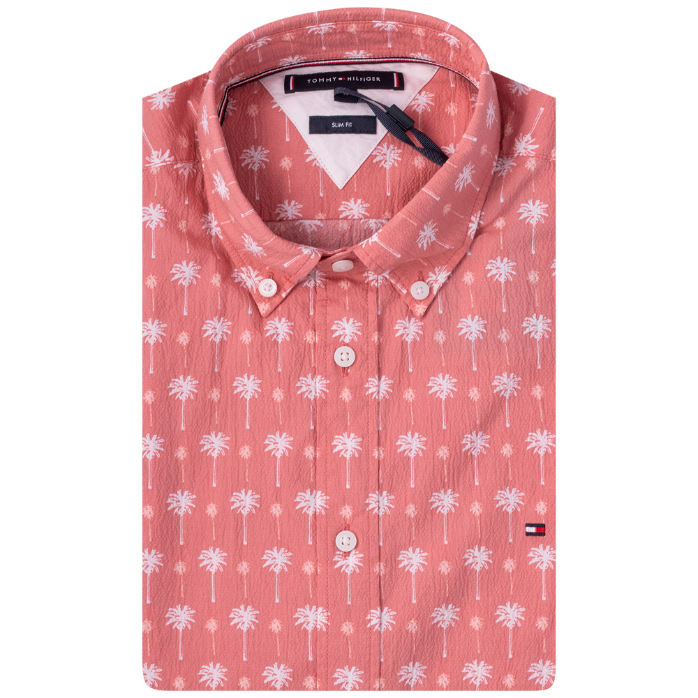 Tommy Hilfiger Ροζ Πουκάμισο Button Down - MW0MW34582