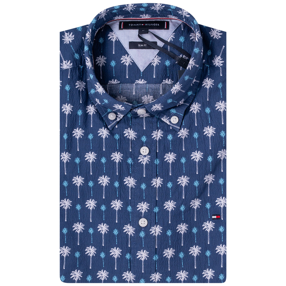 Tommy Hilfiger Μπλε Πουκάμισο Button Down - MW0MW34582
