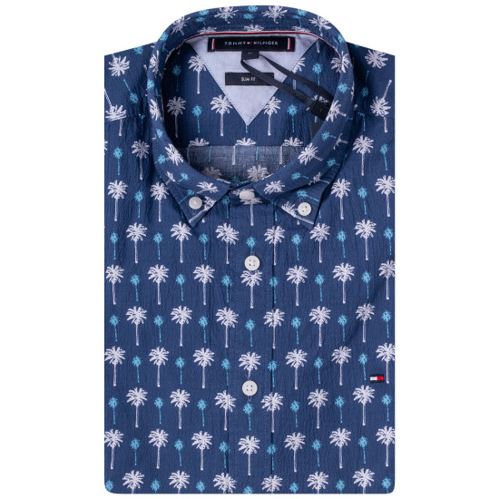Tommy Hilfiger Μπλε Πουκάμισο Button Down - MW0MW34582