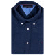 Tommy Hilfiger Μπλε Πουκάμισο Button Down 100% Λινό - MW0MW34602