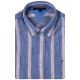 Tommy Hilfiger Μπλε Ριγέ Πουκάμισο 100% Λινό - MW0MW34612