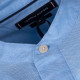 Tommy Hilfiger Μπλε Πουκάμισο Mao Linen Blend - MW0MW34641