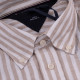 Tommy Hilfiger Μπεζ/Λευκό Ριγέ Πουκάμισο Button Down 100% Λινό - MW0MW34646