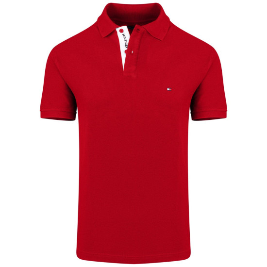 Tommy Hilfiger Κόκκινο Κοντομάνικο polo - MW0MW34753