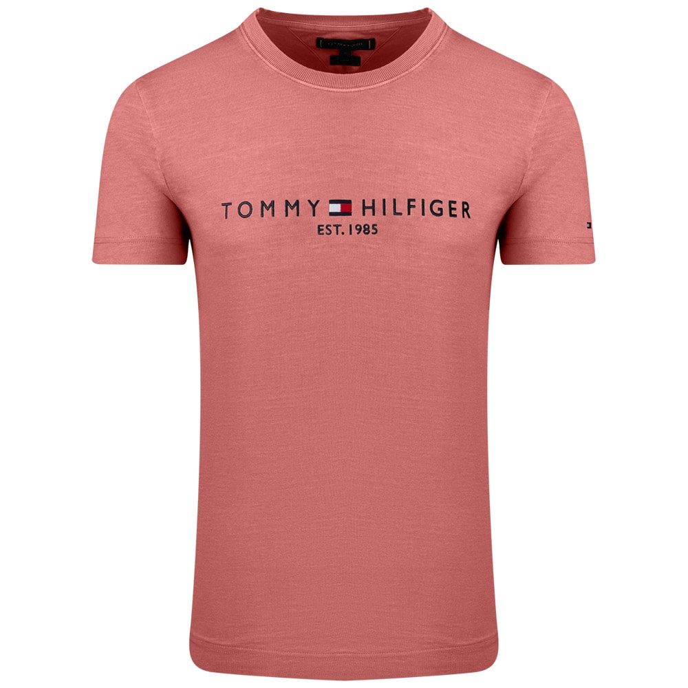 Tommy Hilfiger Ροζ T-shirt C Neck - MW0MW35186