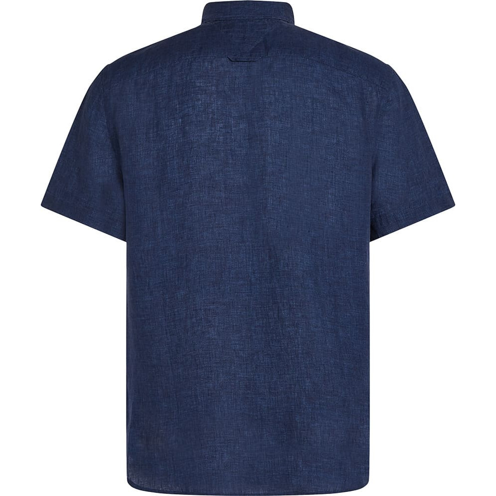 Tommy Hilfiger Μπλε Πουκάμισο Button Down 100% Linen - MW0MW35207