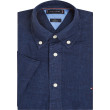 Tommy Hilfiger Μπλε Πουκάμισο Button Down 100% Linen - MW0MW35207 Tommy Hilfiger Μπλε Πουκάμισο Button Down 100% Linen - MW0MW35207