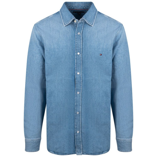 Tommy Hilfiger Μπλε Πουκάμισο Overshirt - MW0MW35217