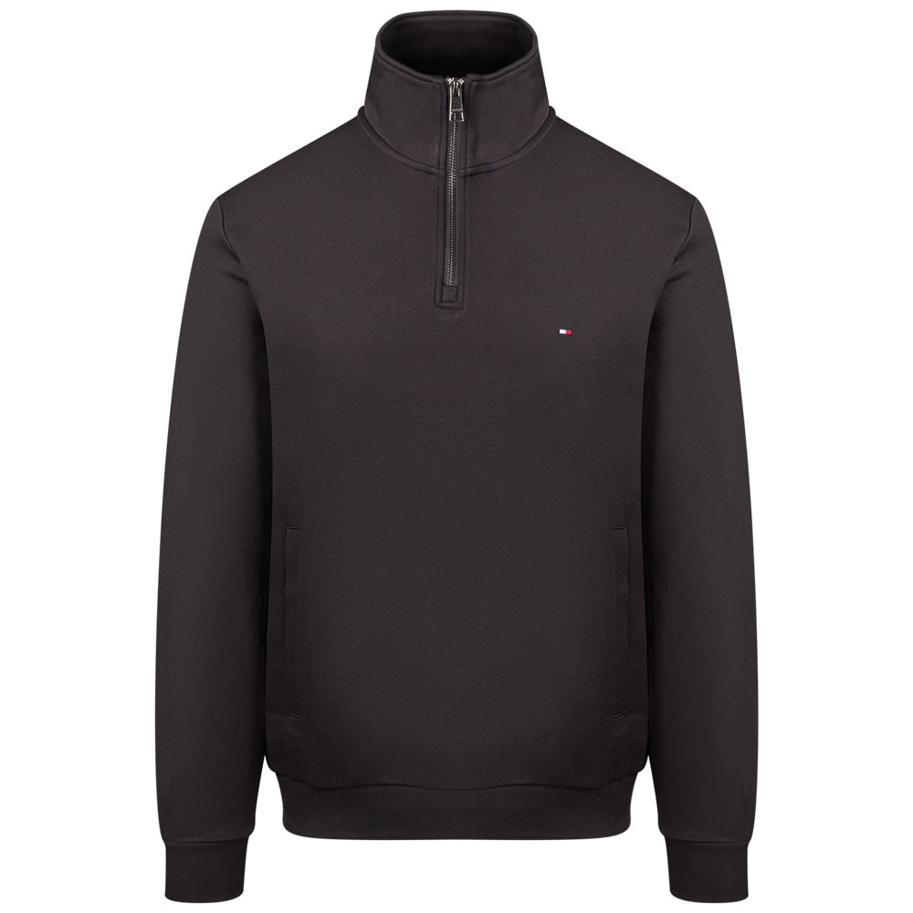 Tommy Hilfiger Μαύρο Φούτερ Half Zip - MW0MW36510
