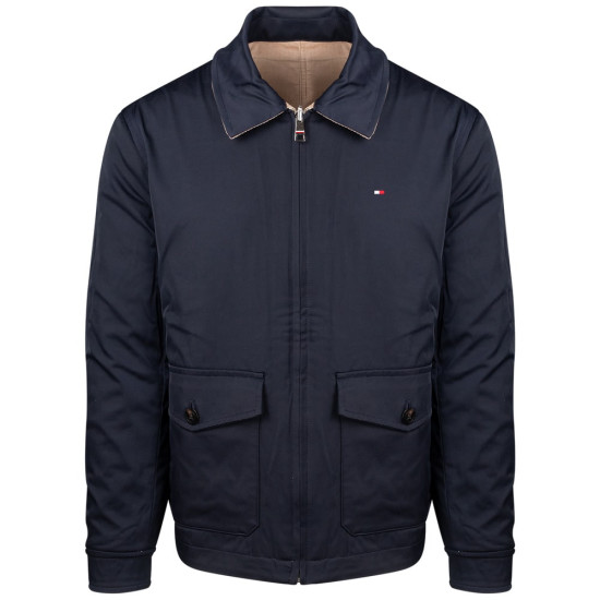 Tommy Hilfiger Μπεζ/Μπλε Μπουφάν Reversible - MW0MW36588