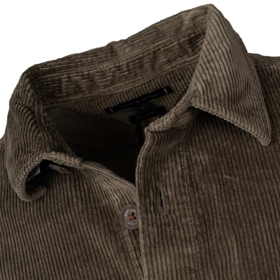 Tommy Hilfiger Λαδί Πουκάμισο Κοτλέ Overshirt - MW0MW36855