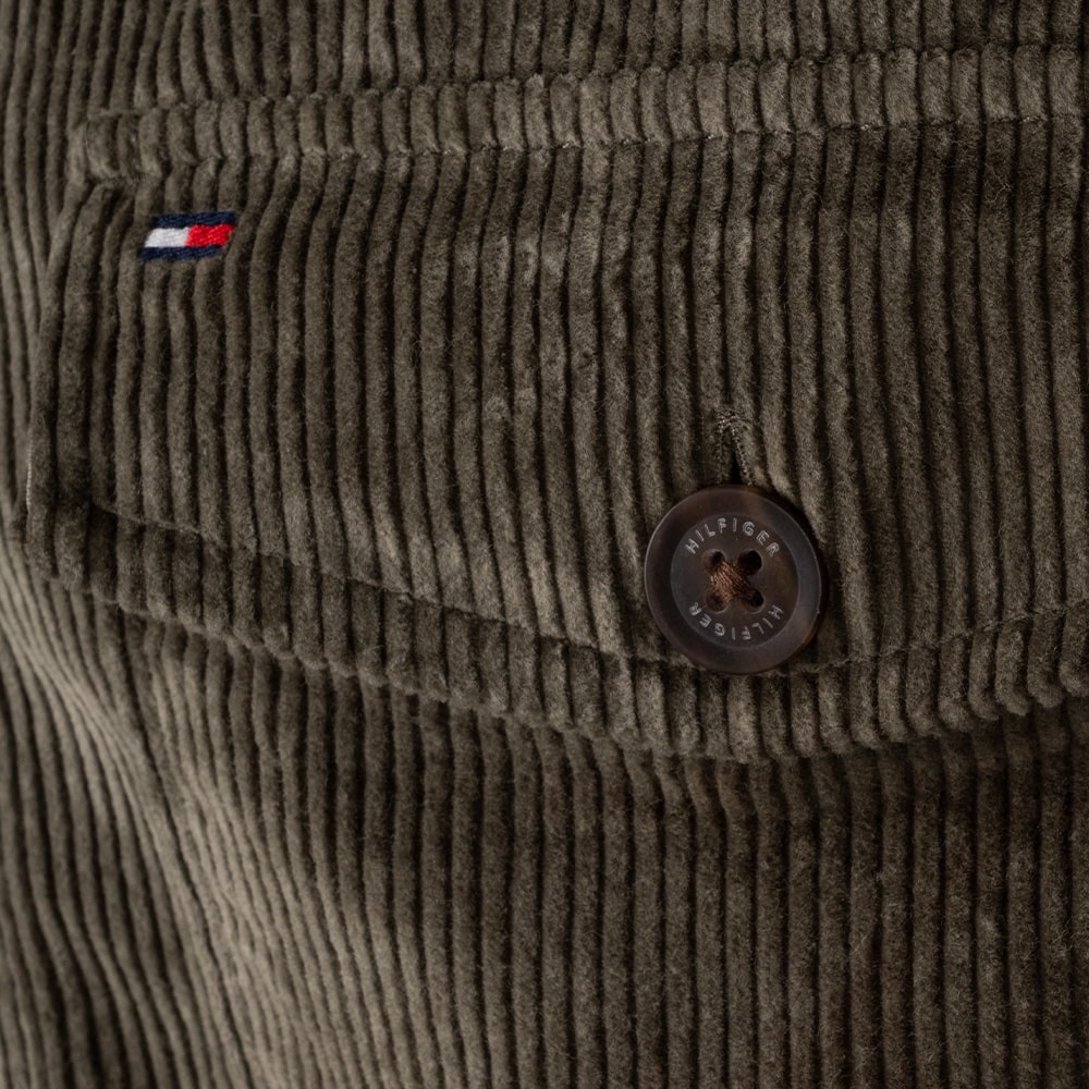 Tommy Hilfiger Λαδί Πουκάμισο Κοτλέ Overshirt - MW0MW36855