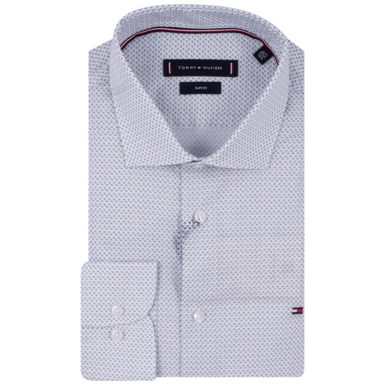 Tommy Hilfiger Λευκό Πουκάμισο Με Μικροσχέδειο - MW0MW36923