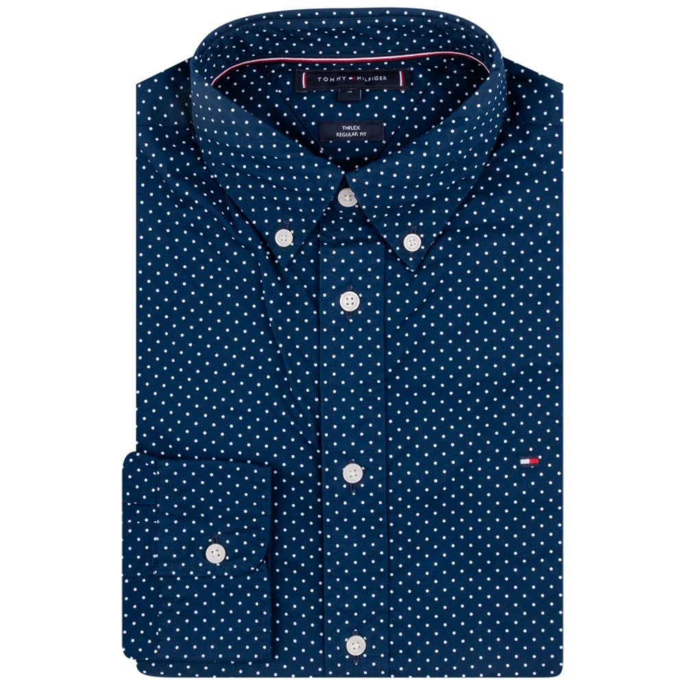 Tommy Hilfiger Μπλε Πουκάμισο Button Down - MW0MW37554