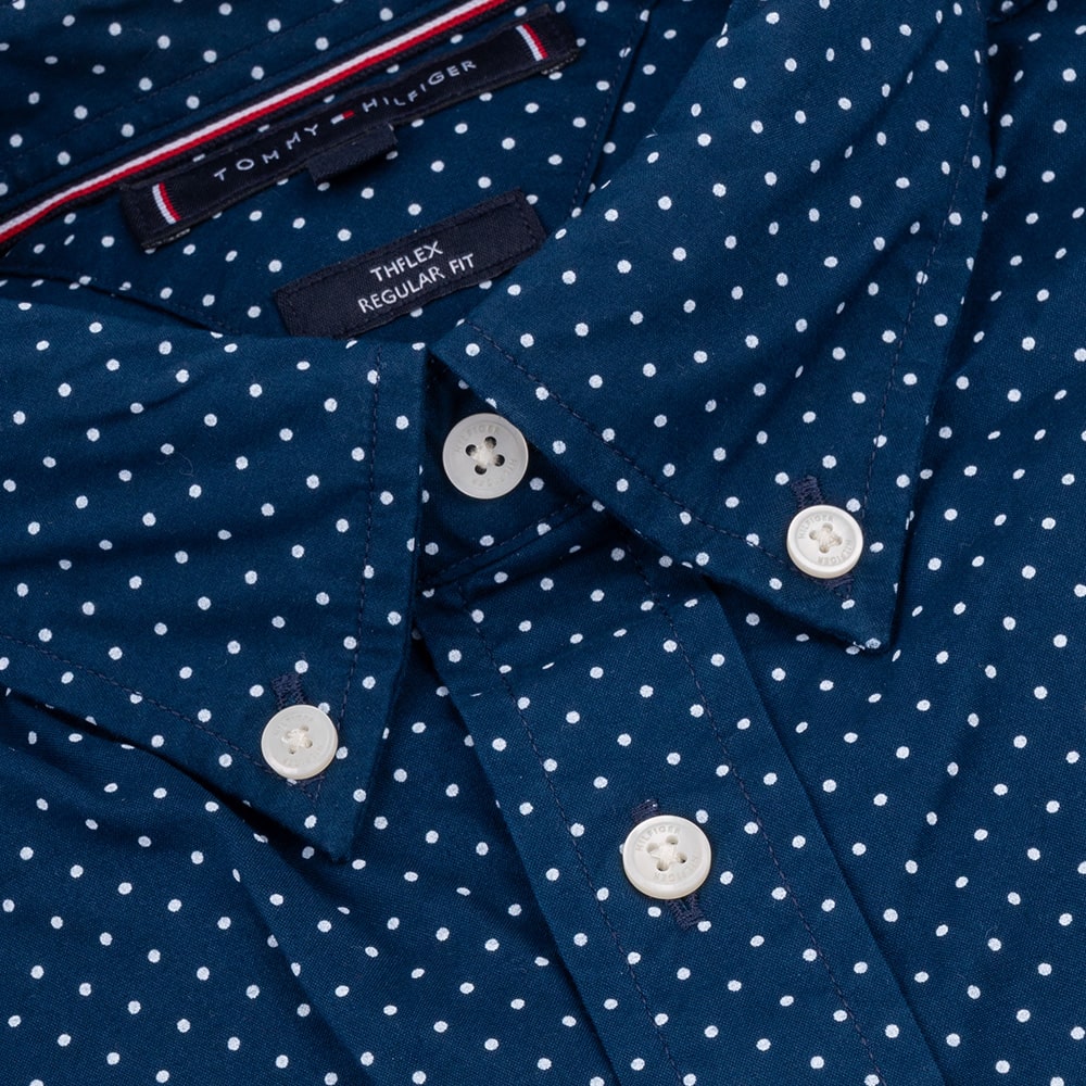 Tommy Hilfiger Μπλε Πουκάμισο Button Down - MW0MW37554
