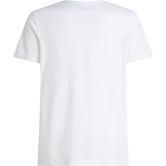 Tommy Hilfiger Λευκό T-shirt C Neck - MW0MW38637
