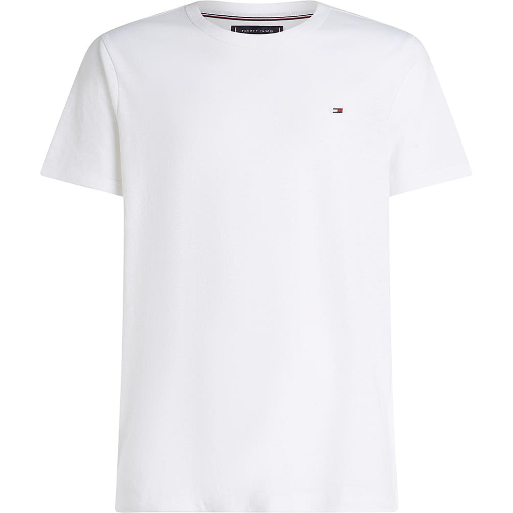 Tommy Hilfiger Λευκό T-shirt C Neck - MW0MW38637