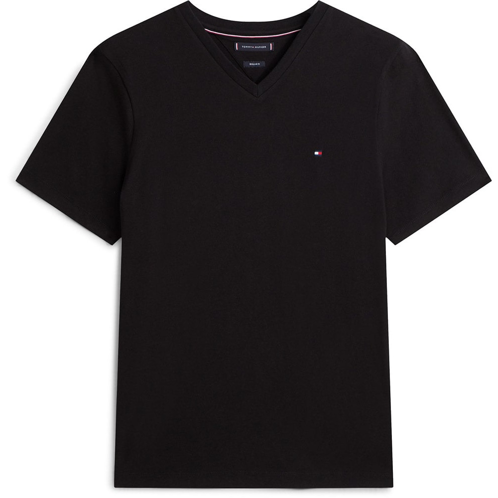 Tommy Hilfiger Μαύρο T-shirt V Neck - MW0MW39249