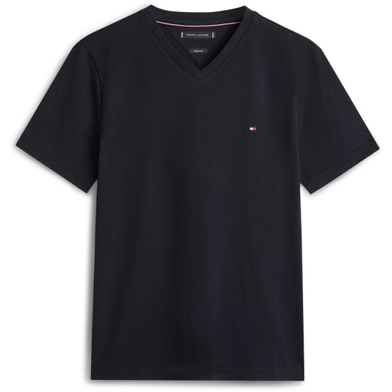 Tommy Hilfiger Μπλε Σκούρο T-shirt V Neck - MW0MW39249