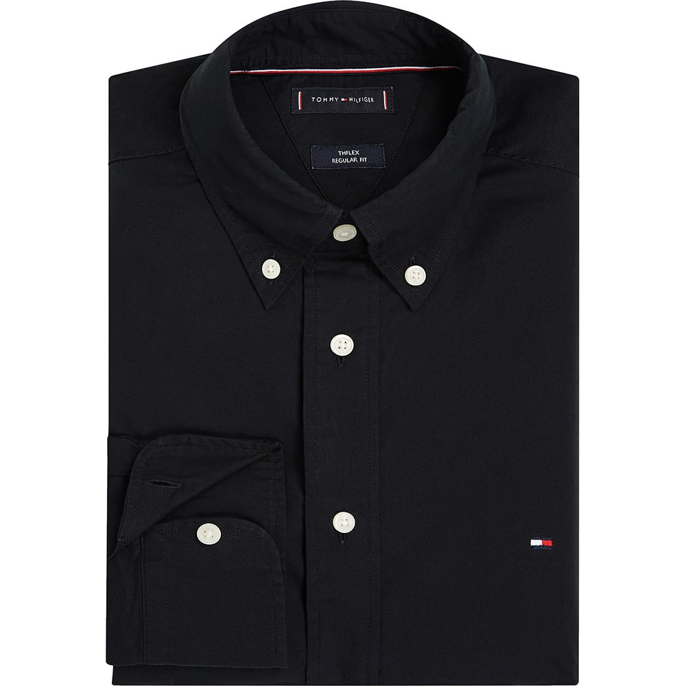 Tommy Hilfiger Μαύρο Πουκάμισο Buton Down - MW0MW39900